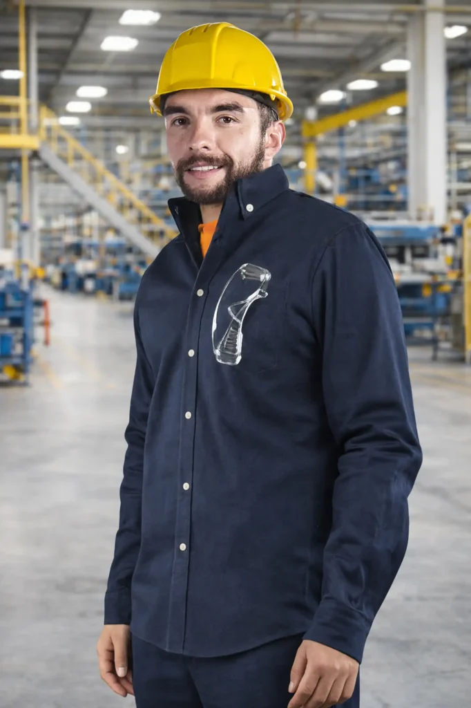 Men’s Denim Work Shirt - Imagen 2