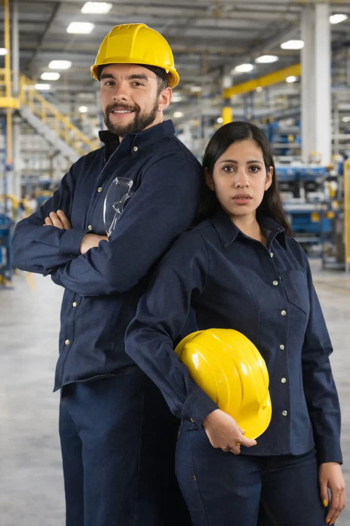 Men’s Denim Work Shirt - Imagen 3