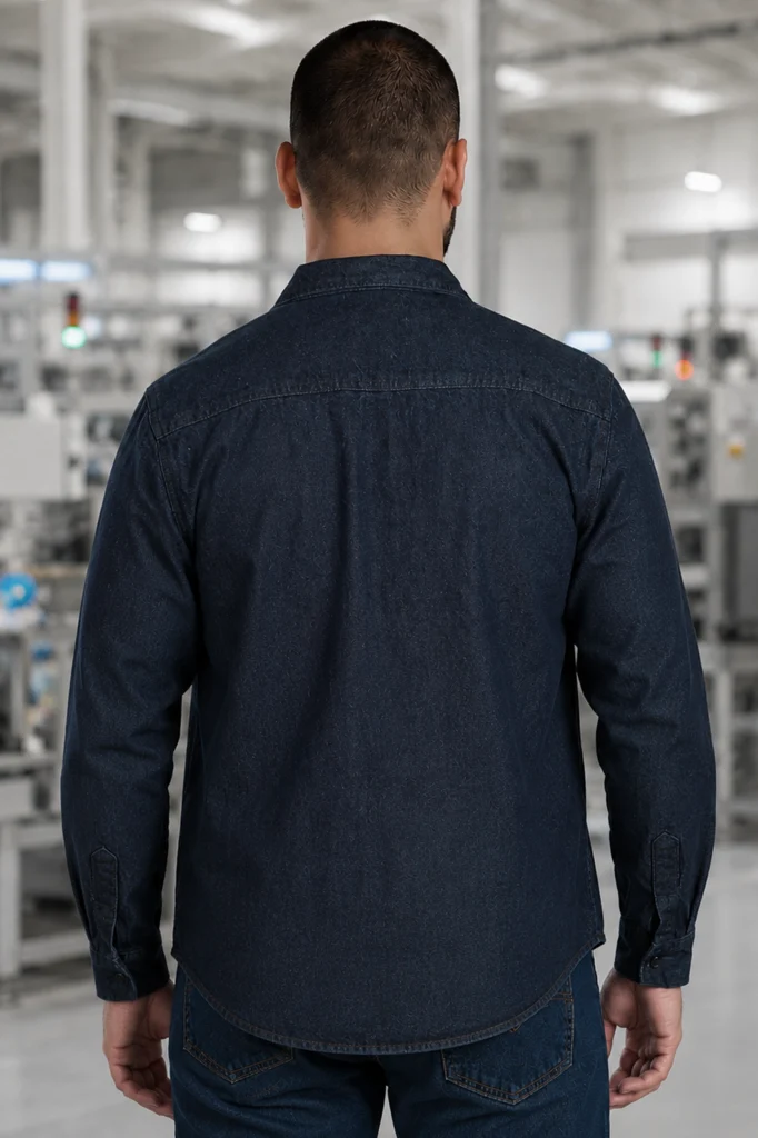 Men’s Denim Work Overshirt - Imagen 5