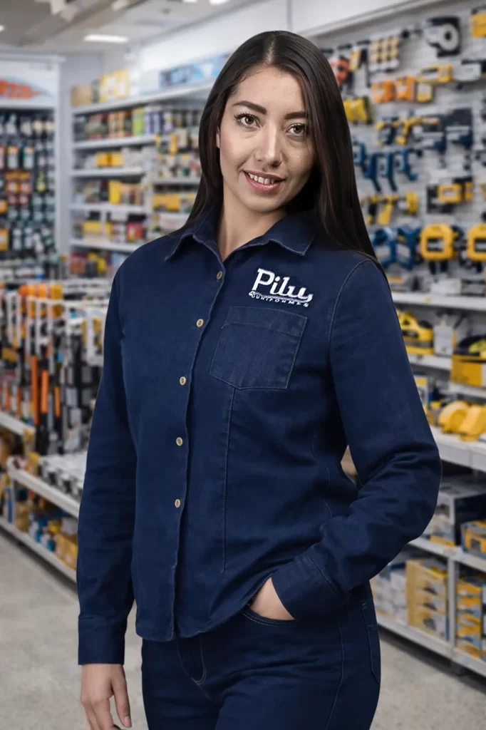 Women’s Denim Work Overshirt - Imagen 2