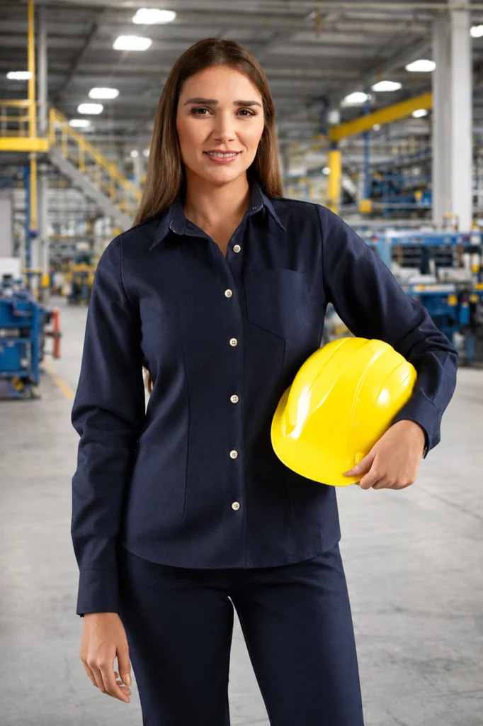 Women’s Denim Work Blouse