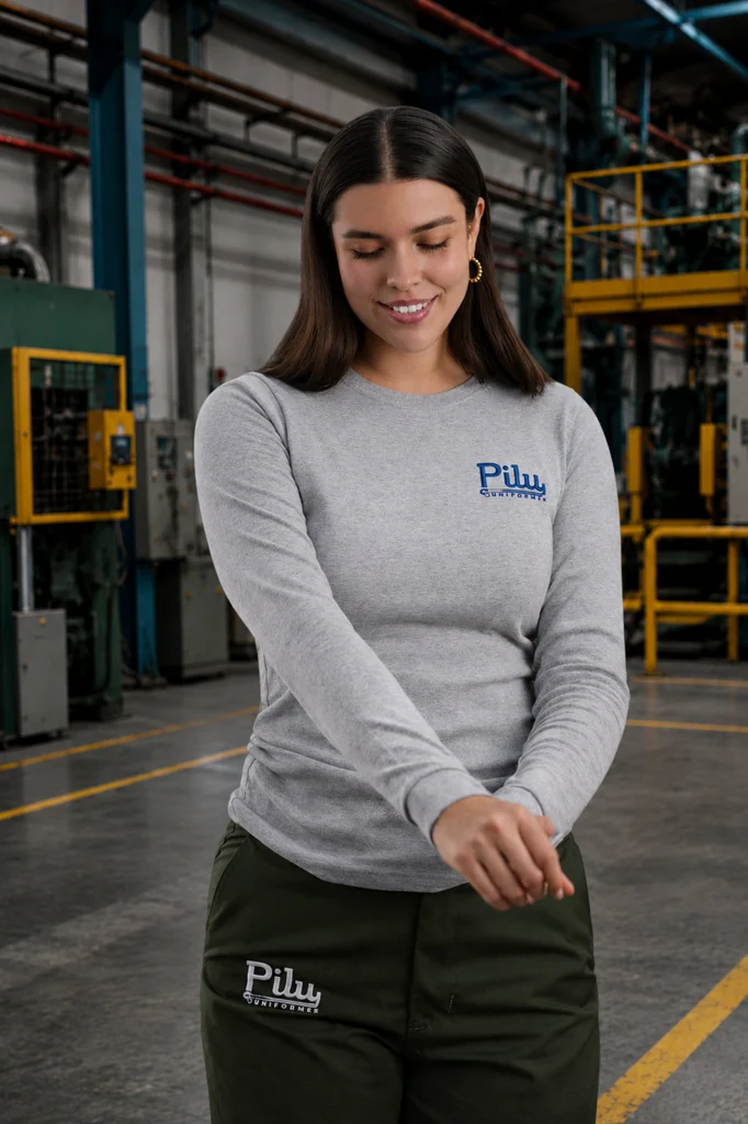 Women’s Long-Sleeve Crew Neck T-Shirt - Imagen 3
