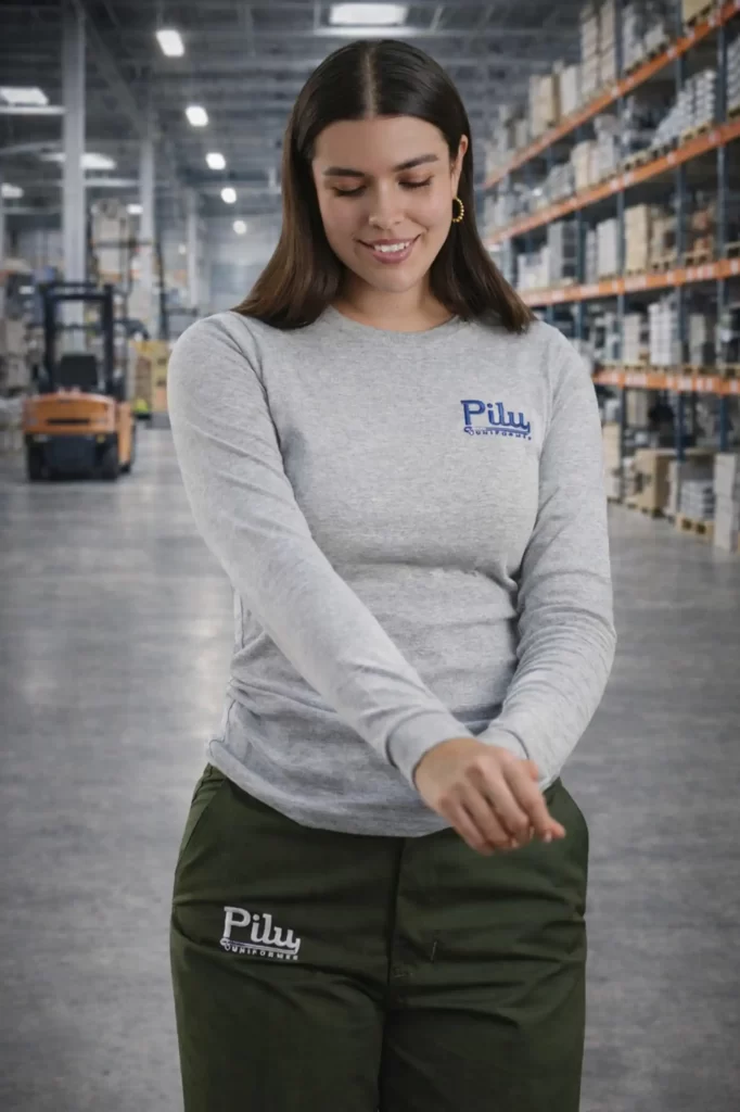 Women’s Long-Sleeve Crew Neck T-Shirt - Imagen 3