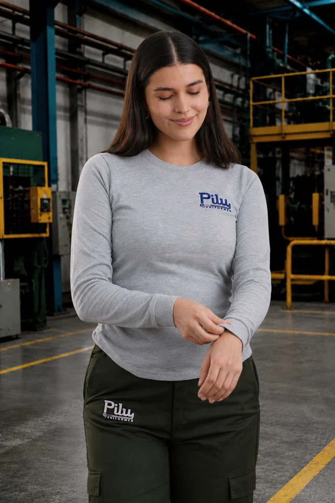 Women’s Long-Sleeve Crew Neck T-Shirt - Imagen 4