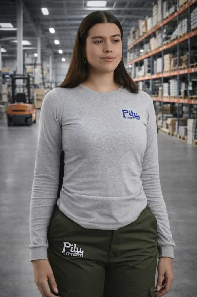Women’s Long-Sleeve Crew Neck T-Shirt - Imagen 4