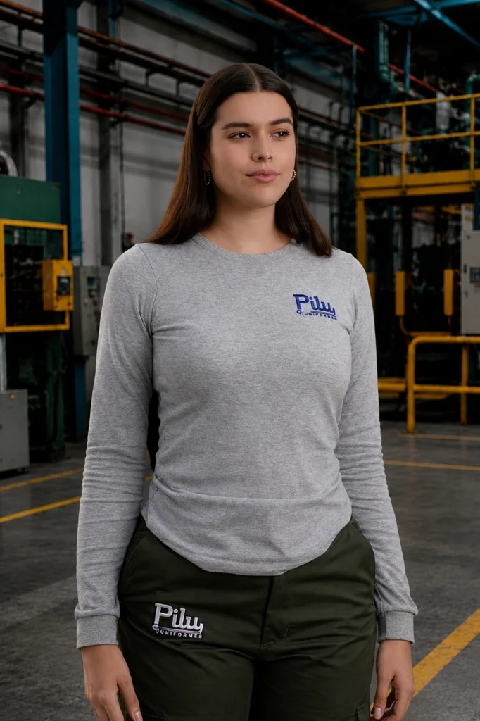 Women’s Long-Sleeve Crew Neck T-Shirt - Imagen 5