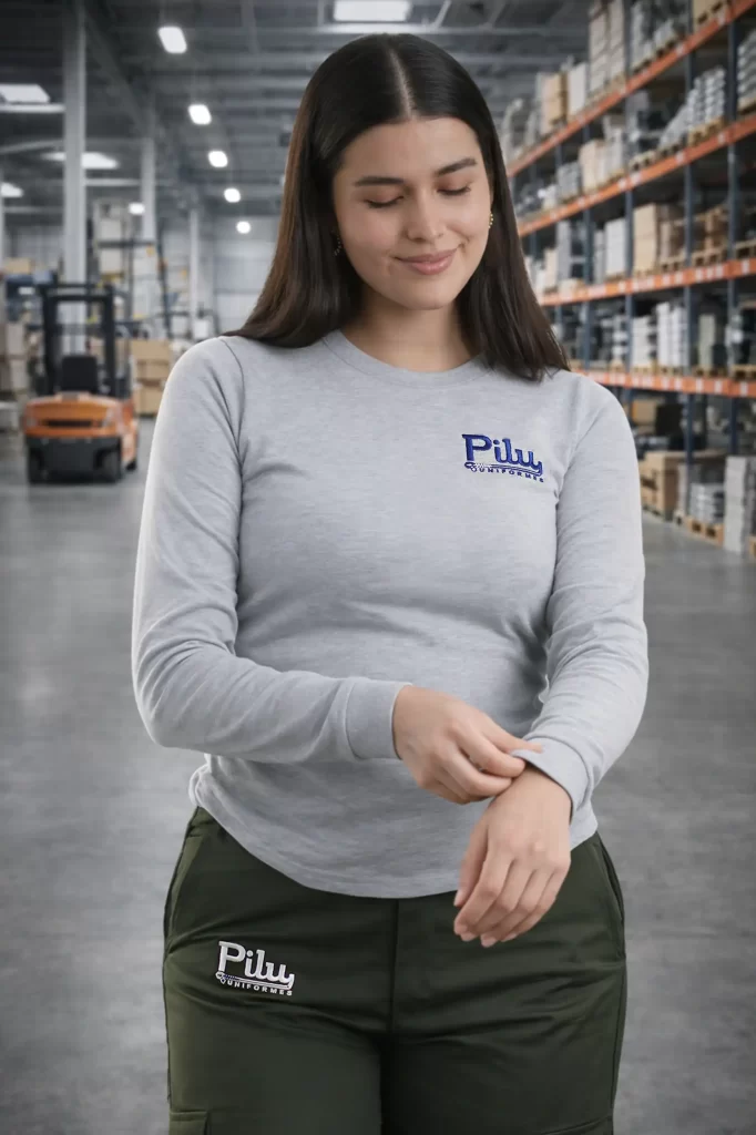 Women’s Long-Sleeve Crew Neck T-Shirt - Imagen 5