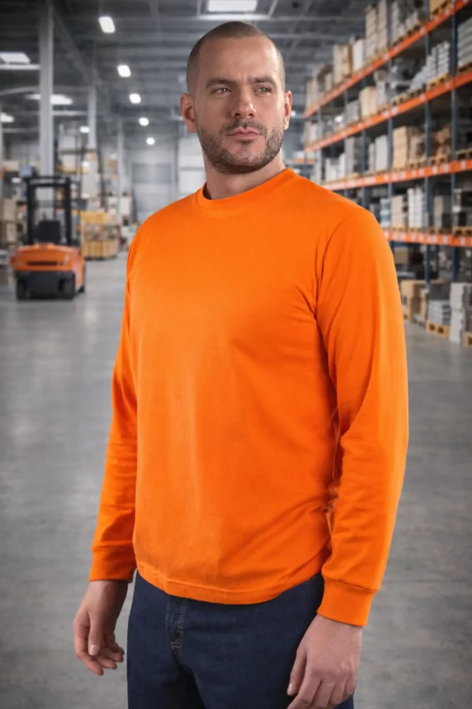 Men’s Long-Sleeve Crew Neck T-Shirt - Imagen 2