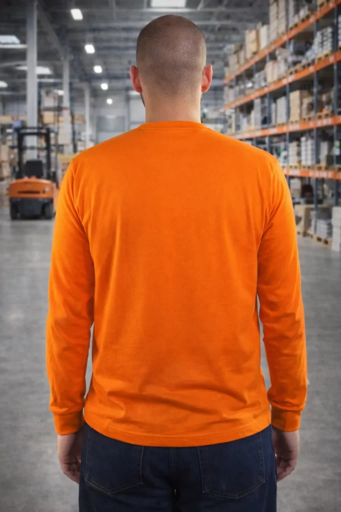 Men’s Long-Sleeve Crew Neck T-Shirt - Imagen 3
